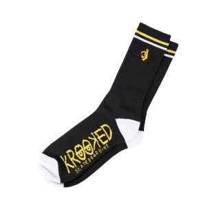 Krooked Shmoo Emb negro con amarillo